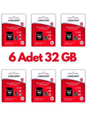 ÇOK SATAN 6 Adet Ultrahız 32gb Micro Sd Hafıza Kartı: Yüksek Performans Ve Geniş Depolama Kapasitesi