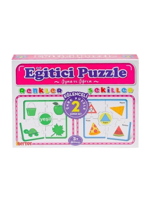 ÇOK SATAN 7194 Çark Puzzle Renkler Şekiller