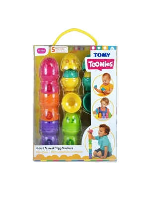 ÇOK SATAN 73083 Tomy, Saklambaçlı Yumurta Kule Seti, 6-36 ay