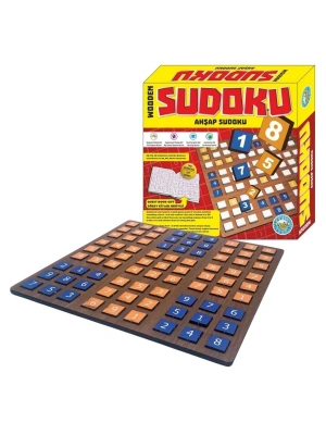 ÇOK SATAN 9 Bölümlü Ahşap Sudoku Eğitici Oyun Seti