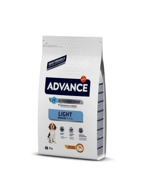 ÇOK SATAN Advance Light Medium Tavuklu Orta Irk Diyet Köpek Maması 3 Kg
