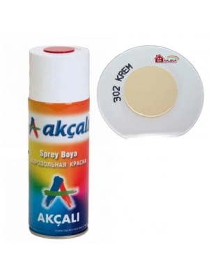 ® Akçalı Sprey Boya 400 ml 302 Krem