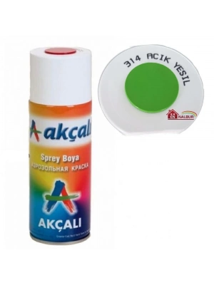 ® Akçalı Sprey Boya 400 ml 314 Açık Yeşil