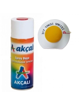 ® Akçalı Sprey Boya 400 ml 317 Taksi Sarısı