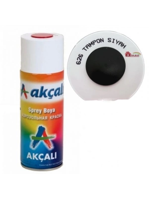® Akçalı Sprey Boya 400 ml 626 Tampon Siyah