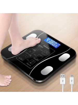 ÇOK SATAN Akıllı Kablosuz Dijital Banyo Ve Vücut Yağ Ağırlık Ölçeği Vücut Kompozisyonu Analizörü Bluetoothlu Tartı