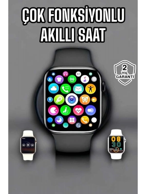 ÇOK SATAN Akıllı Saat Amoled Ekran GPS ve Uyku Takibi Bluetooth Bağlantılı