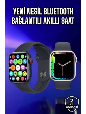 ÇOK SATAN Akıllı Saat Amoled Ekran Yeni Nesil Bluetooth Bağlantılı