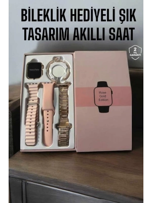 ÇOK SATAN Akıllı Saat Bileklik Hediyeli Uzun Pil Ömrü GPS Takibi