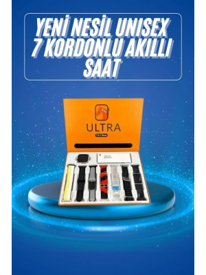 ÇOK SATAN Akıllı Saat Çağrı Cevaplayabilen Unısex 7 Kordonlu Müzik Dinleme