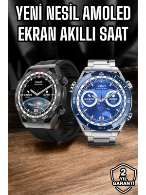 ÇOK SATAN Akıllı Saat Yeni Nesil 2024 Model Metal Kordonlu Bluetooth Bağlantılı