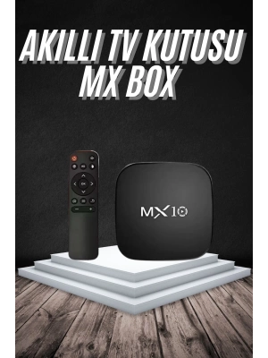 ÇOK SATAN Akıllı TV kutusu Mx Box Android 7.1 TV kutusu 2.4G Wifi