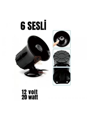 ÇOK SATAN Alarm Sireni 6 Değişik Sesli