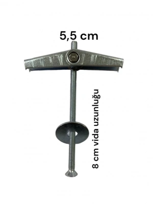 ® Alçıpan Askı Dübel Yaylı 12X80 5 Adet