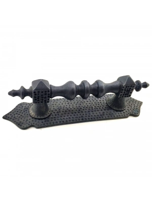 ÇOK SATAN Antika Tarz Dekoratif Pirinç Ağır Kapı Çekme Kolu - 280x65 Mm, Oksit