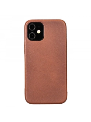 ÇOK SATAN Apple iPhone 12 mini Uyumlu Deri Arka Kapak ROCK RST2EF Taba