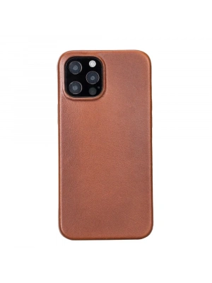ÇOK SATAN Apple iPhone 12 Pro Max Uyumlu Deri Arka Kapak ROCK RST2EF Taba