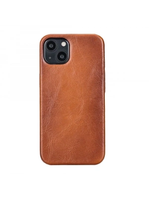 ÇOK SATAN Apple iPhone 13 Mini Uyumlu Deri Arka Kapak ROCK RST2EF Taba