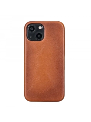 ÇOK SATAN Apple iPhone 13 Uyumlu Deri Arka Kapak ROCK RST2EF Taba