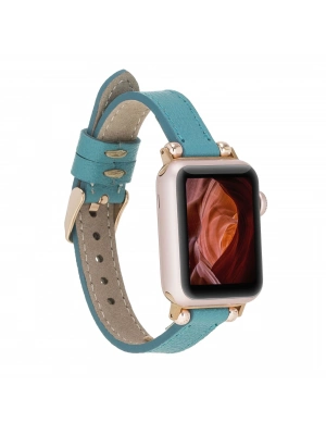 ÇOK SATAN Apple Watch Uyumlu Deri Kordon 38-40-41mm Ferro CP05