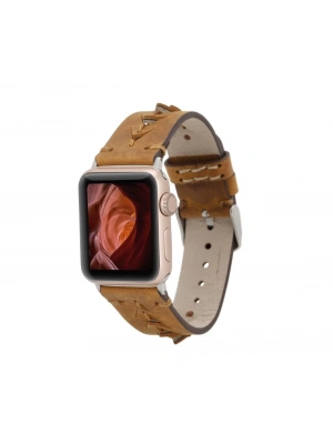 ÇOK SATAN Apple Watch Uyumlu Deri Kordon 38-40-41mm G19 Boras