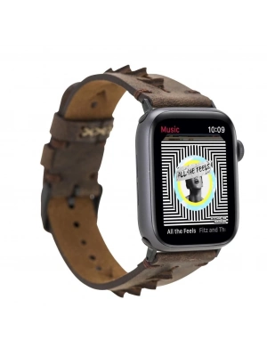 ÇOK SATAN Apple Watch Uyumlu Deri Kordon 38-40-41mm G6 Boras
