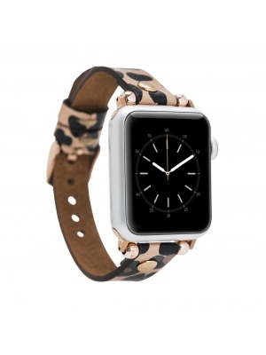 ÇOK SATAN Apple Watch Uyumlu Deri Kordon 38-40-41mm GT LE02N