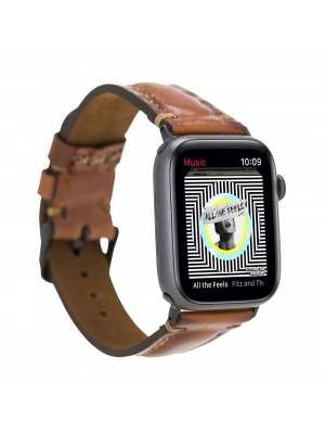 ÇOK SATAN Apple Watch Uyumlu Deri Kordon 38-40-41mm RST2EF Avila