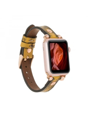 ÇOK SATAN Apple Watch Uyumlu Deri Kordon 38-40-41mm RT V24SEF