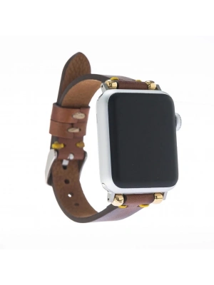 ÇOK SATAN Apple Watch Uyumlu Deri Kordon 38-40-41mm Slim SRÇ RST2E