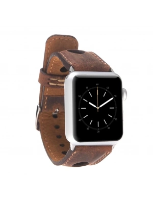 ÇOK SATAN Apple Watch Uyumlu Deri Kordon 42-44-45mm ARK G2