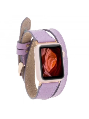 ÇOK SATAN Apple Watch Uyumlu Deri Kordon 42-44-45mm DT CP22