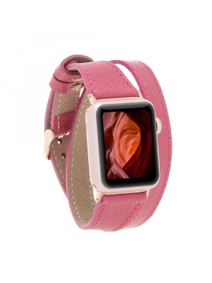 ÇOK SATAN Apple Watch Uyumlu Deri Kordon 42-44-45mm DT CP4