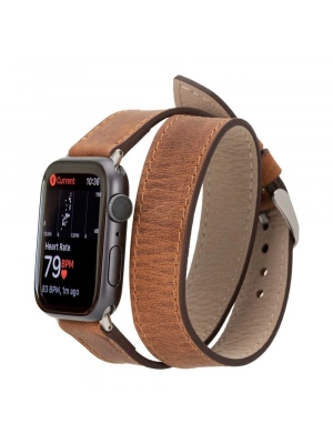 ÇOK SATAN Apple Watch Uyumlu Deri Kordon 42-44-45mm DT G2