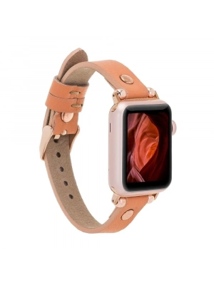 ÇOK SATAN Apple Watch Uyumlu Deri Kordon 42-44-45mm Ferro RT NU3