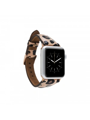 ÇOK SATAN Apple Watch Uyumlu Deri Kordon 42-44-45mm Slim LE02N