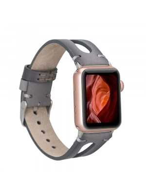 ÇOK SATAN Apple Watch Uyumlu Deri Kordon BA2 42-44-45mm RST9EF