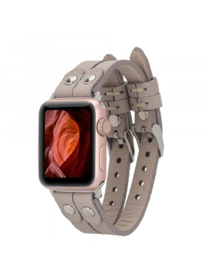 ÇOK SATAN Apple Watch Uyumlu Deri Kordon Ely Double Tour ST ERC3