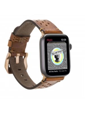 ÇOK SATAN Apple Watch Uyumlu Deri Kordon Vigo 42-44-45mm RST2EF