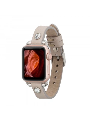 ÇOK SATAN Apple Watch Uyumlu Deri Kordon Visby 38-40-41mm ERC3