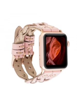 ÇOK SATAN Apple Watch Uyumlu Deri Kordon York Double Tour NU2