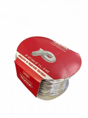 ® Aspilatör Borusu Telli 127 mm 2 Metre