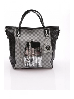 Avaj Siyah Cilt Omuz Çantası