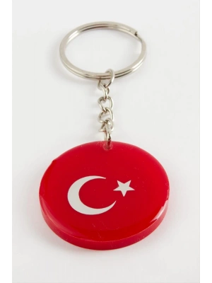 ÇOK SATAN Ay Yıldız Epoksi Anahtarlık