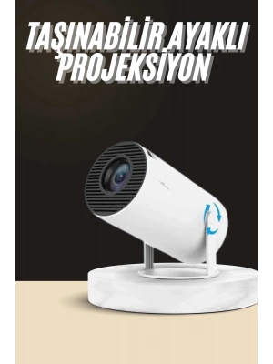 ÇOK SATAN Ayaklı Projeksiyon Taşınabilir Mini Projektör Sinema Projektörü Android