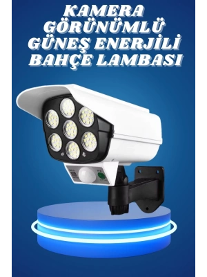 ÇOK SATAN Bahçe Aydınlatması Hareket Sensörlü Led Aydınlatma Kamera Görünümlü