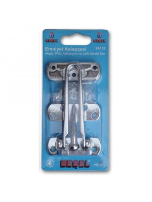 ® Başel Kapı Emniyet Kelepçesi Krom