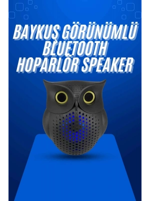 ÇOK SATAN Baykuş Tasarımlı Mini Bluetooth Speaker Yüksek Ses Kaliteli Taşınabilir