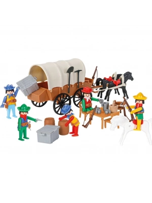 ® 04 003  Mekanik Seri 3 Kovboy Arabası - Oyuncak