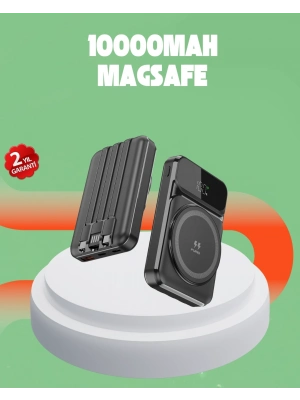 ® 10000 mAh Kablosuz Hızlı Şarj Destekli Powerbank – 15W, PD20W, Type-C Girişli